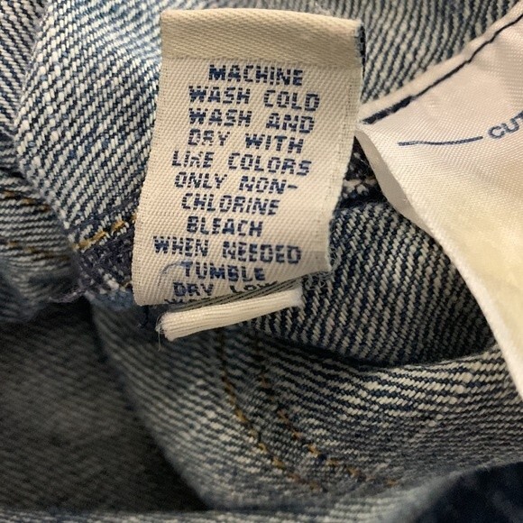 Old Navy Vintage Blue Jeans girl denim Jacket size Large. Dark wash. - Picture 8 of 10